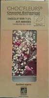 Choc'fleurs Chocolat noir 71,5% aux amandes