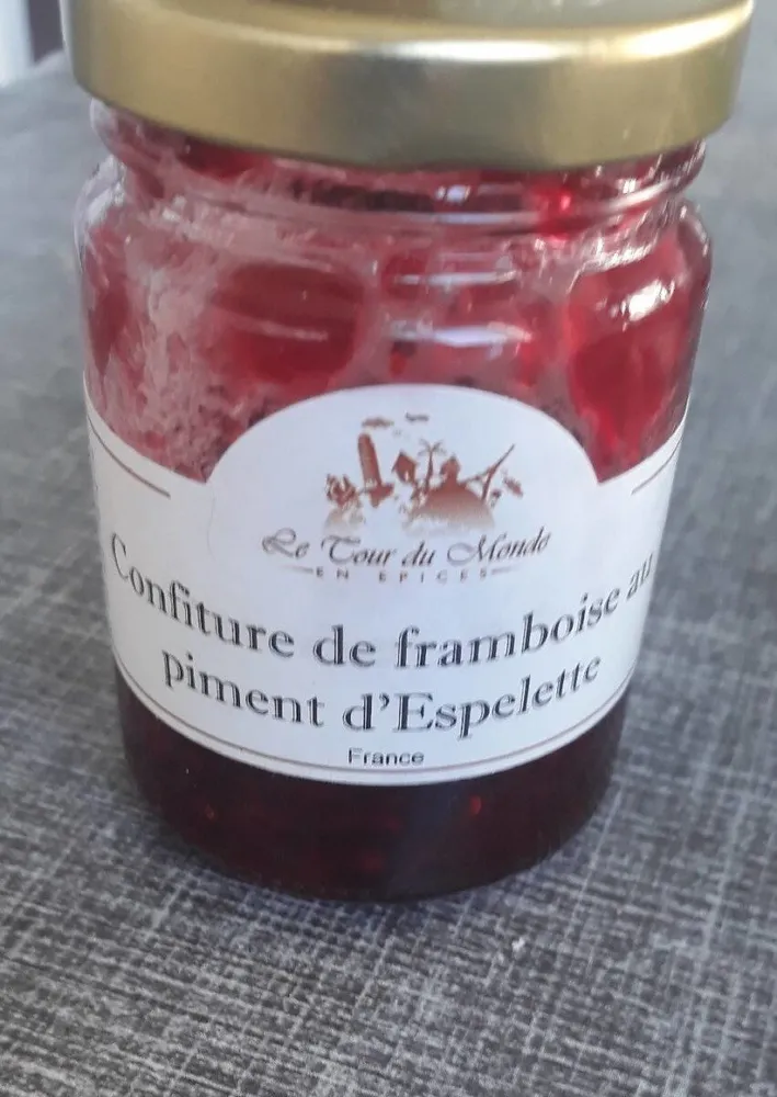 Confiture de framboise au piment d'espelette