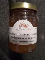 Confiture d'ananas vanille de Madagascar et romarin