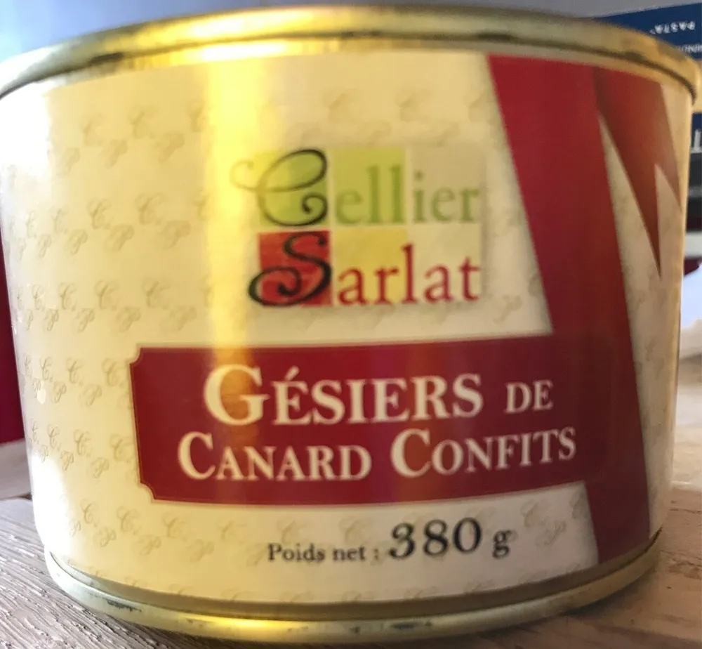 Gesiers de canard confits