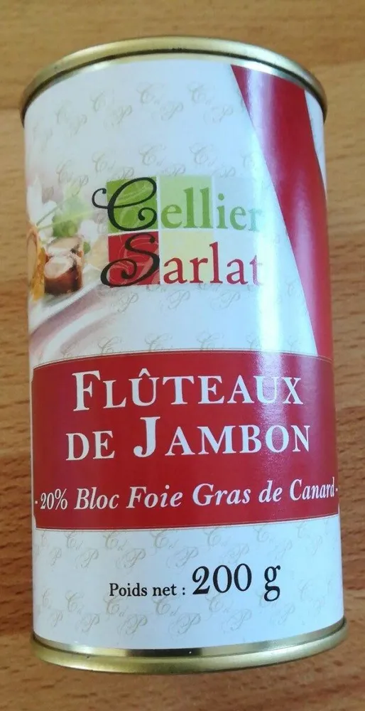 Flûteaux De Jambon Au Foie Gras 200G