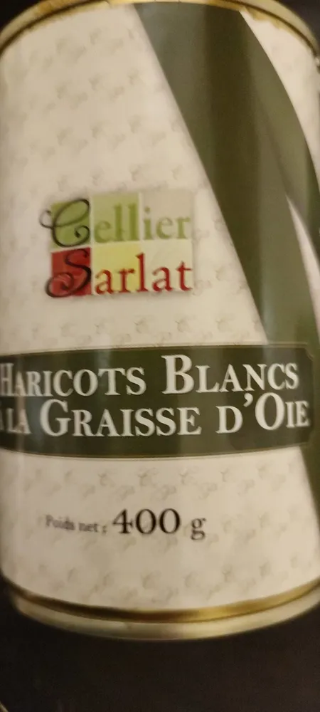 Haricots blancs a la graisse d oie