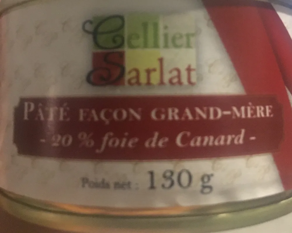 Pâté Façon Grand-mère Au Foie De Canard 20 %, 130G
