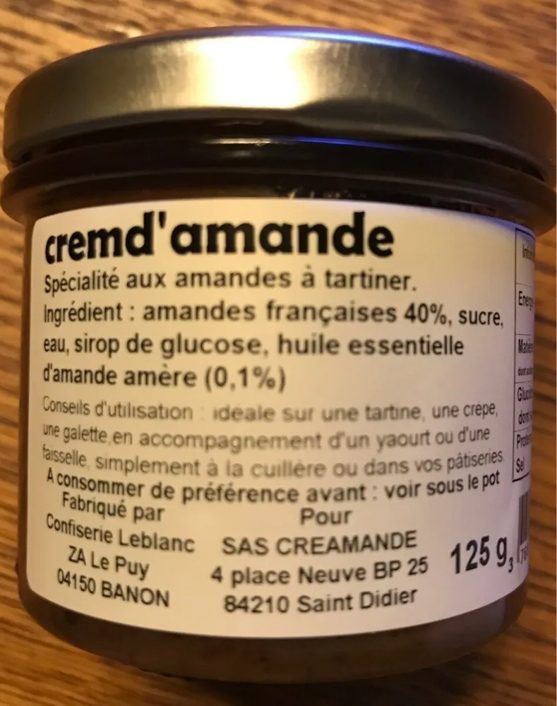 Cremd'amande