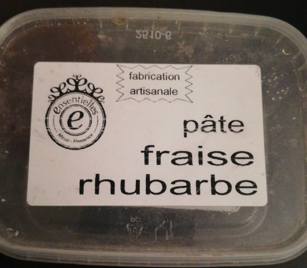Pâte fraise rhubarbe