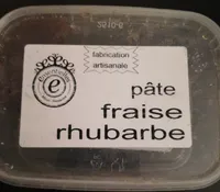 Pâte fraise rhubarbe