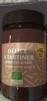 Delice à tartiner, noisettes & lait