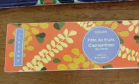 Pâte de fruits Clémentines de Corse