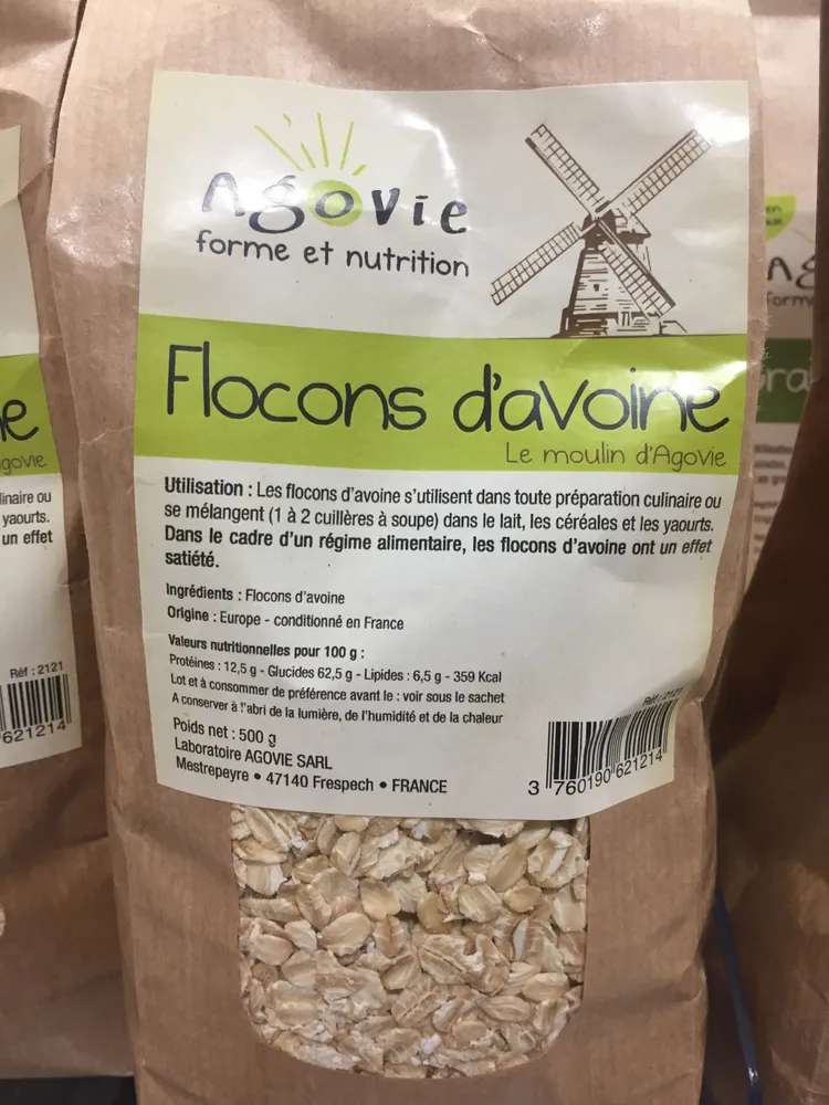 Flacons d'avoine