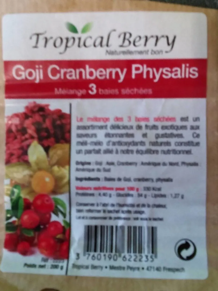 Gogy cranberry physalis