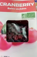 Cranberry, baies séchées