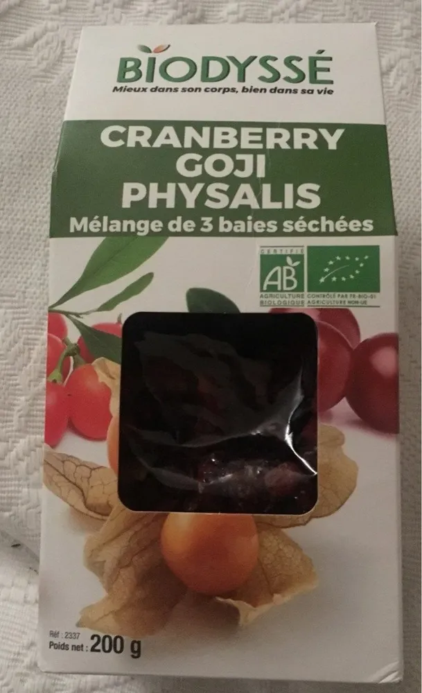 Cranberry goji physalis