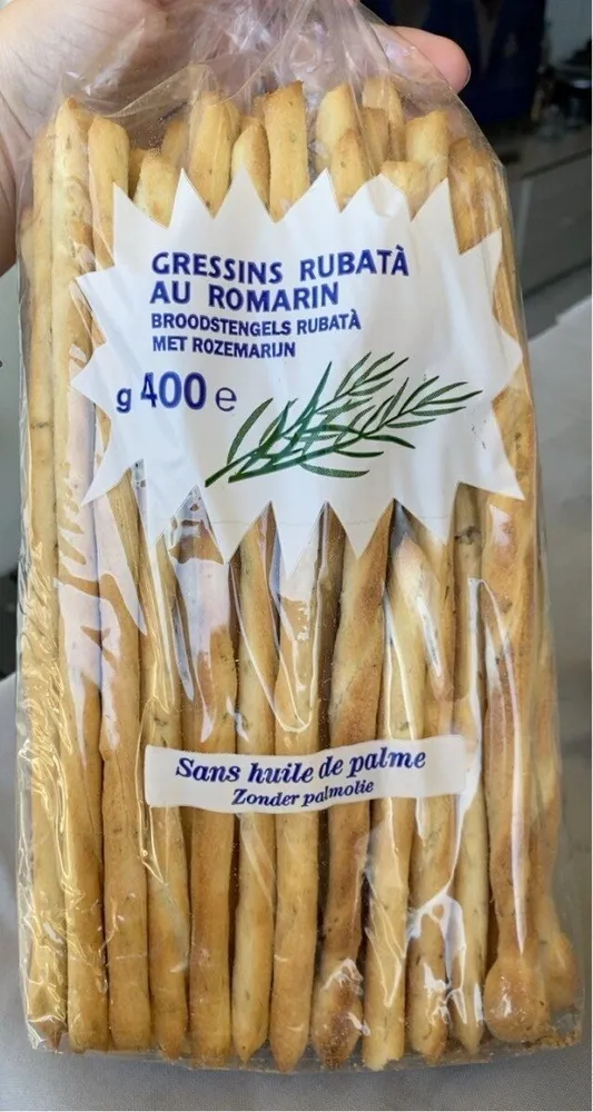Gressins au romarin