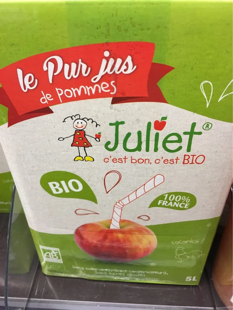 Jus de pommes Bio