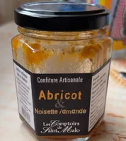 Confiture abricot, noisette et amande