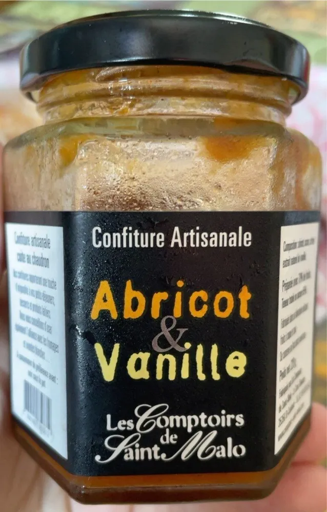 Confiture artisanale Abricot & Vanille
