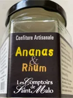 Ananas et Rhum Confiture artisanale