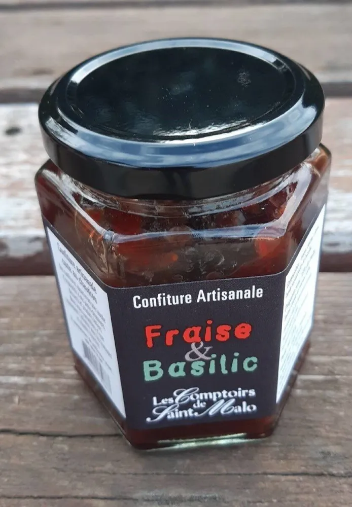 Confiture Artisanale Fraise & Basilic