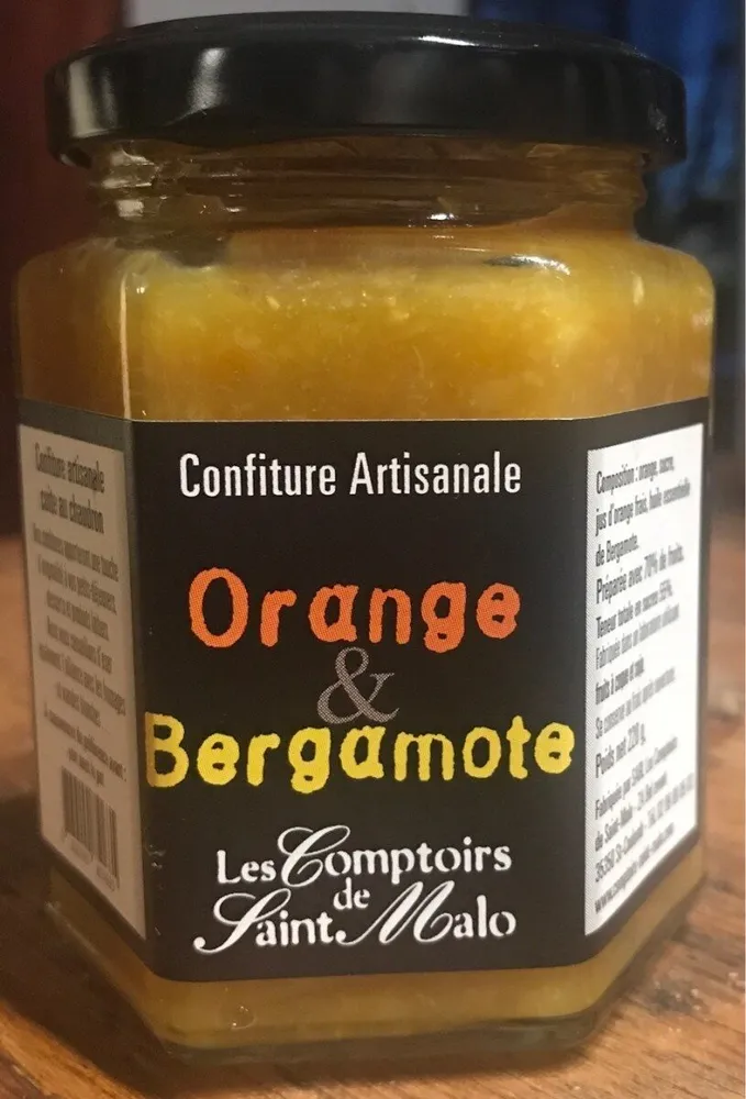 Confiture artisanale Orange Bergamote