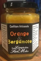 Confiture artisanale Orange Bergamote