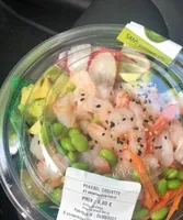 Poke bowl crevette