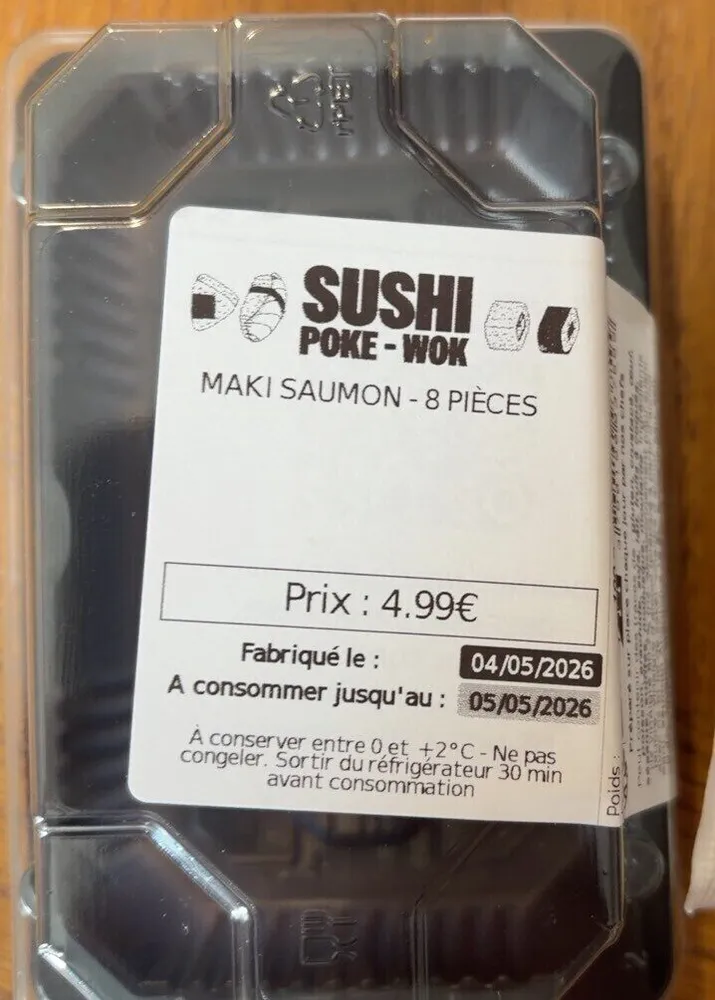 Maki Saumon 8 pieces