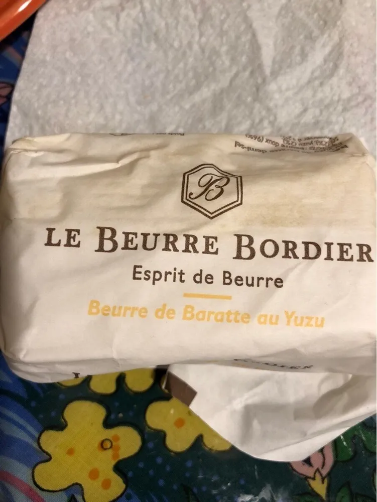 Beurre de baratte au Yuzu