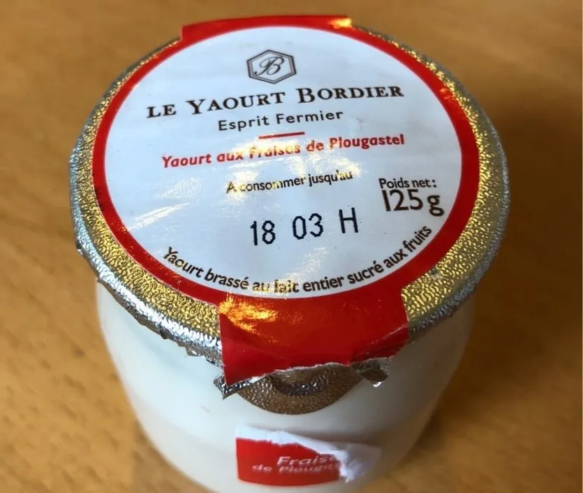 Yaourt aux Fraises Plougastel