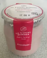 Le yaourt bordier à la Framboise