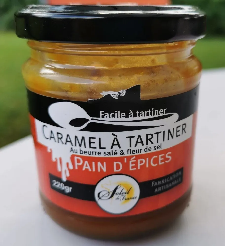 Caramel à Tartiner Au Beurre Salé et Fleur de Sel Pain d'Épices