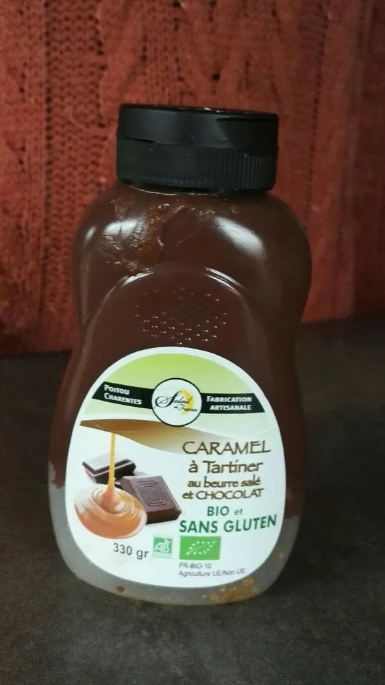 Caramel à tartiner au beurre salé et chocolat bio