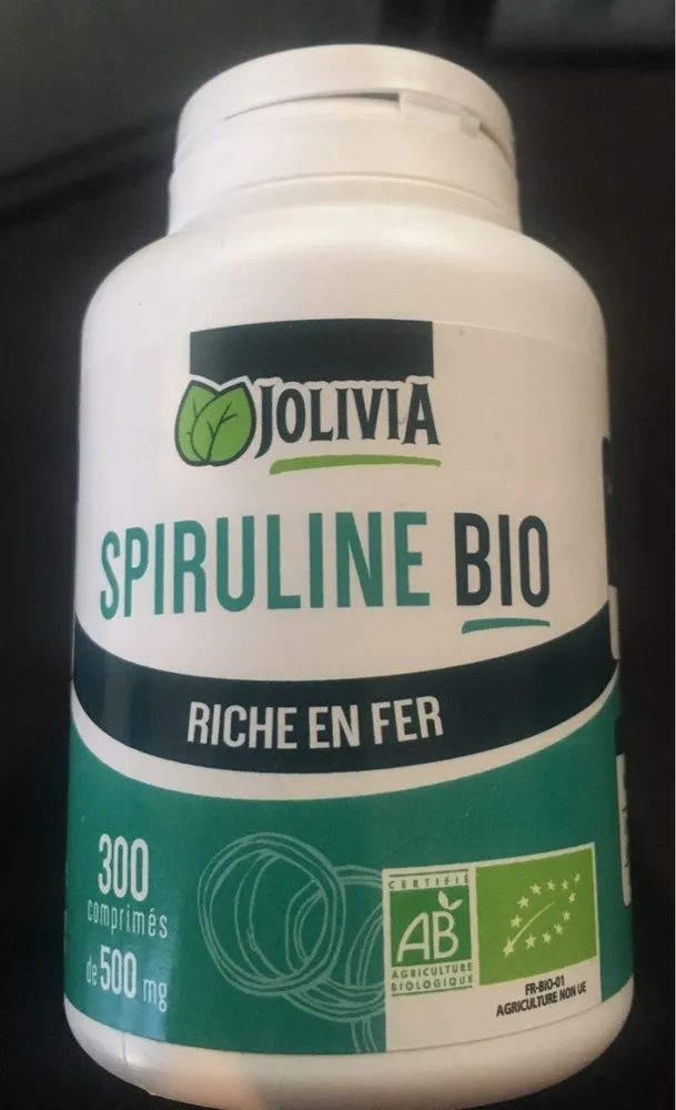 Spiruline Bio Ecocert 300 Comprimés 500 MG