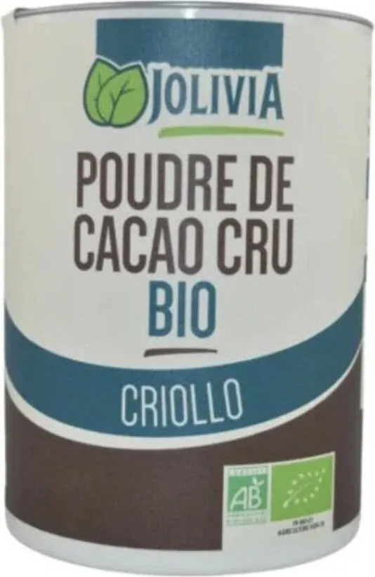 Poudre de cacao cru bio