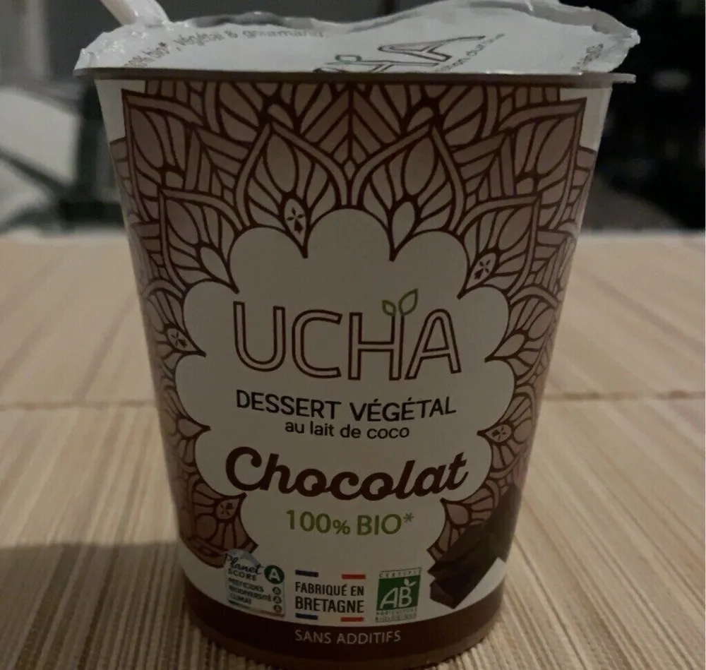 Dessert végétal au lait de coco chocolat