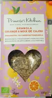 Granola orange et noix de cajou