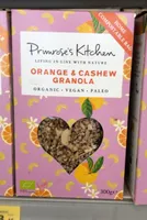 Orange & cashew granola