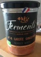 Carotte Gingembre Lacto-fermentés