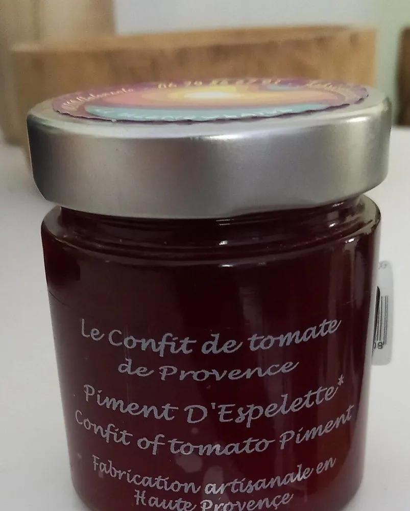 Le confit de tomates de Provence piment d'espelette
