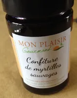 Confiture de myrtilles sauvage