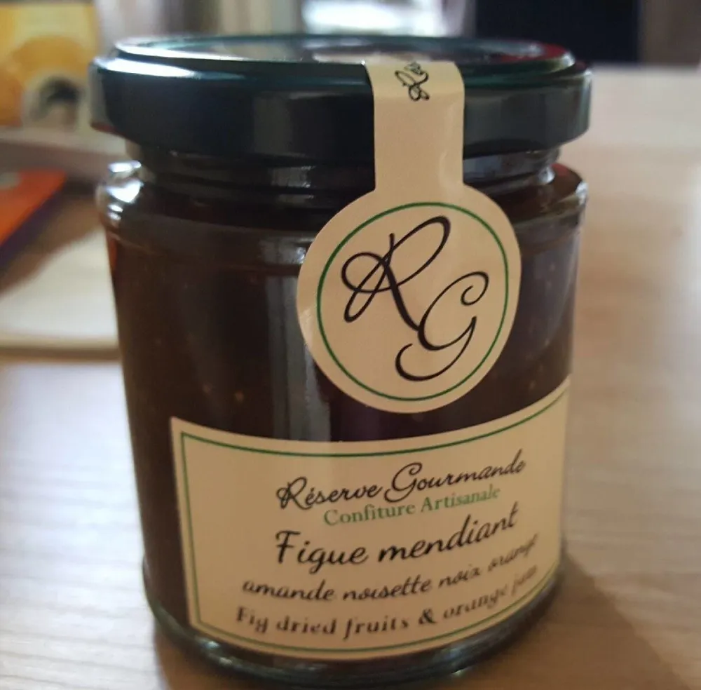 Confiture artisanale figue mendiant