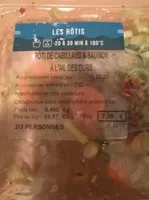 Rôti de cabillaud & saumon à l'ail des ours