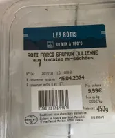 Rôti farci saumon julienne