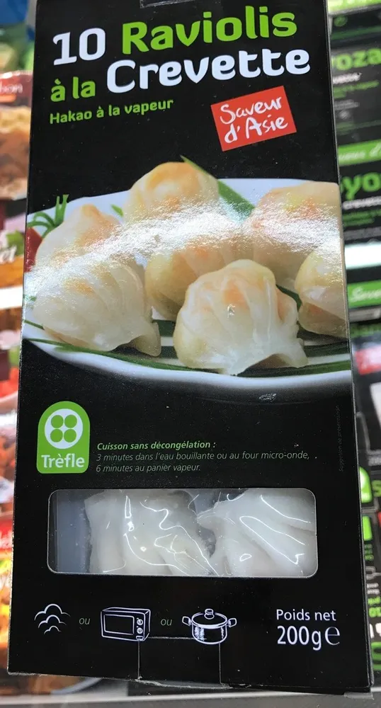 Ravioli à la crevette saveur d'Asie