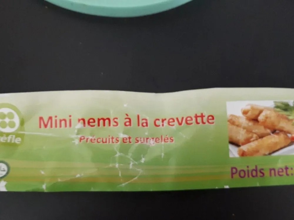 Mini nems à la crevette precuits surgelés
