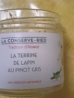 Terrine de lapin au pinot gris