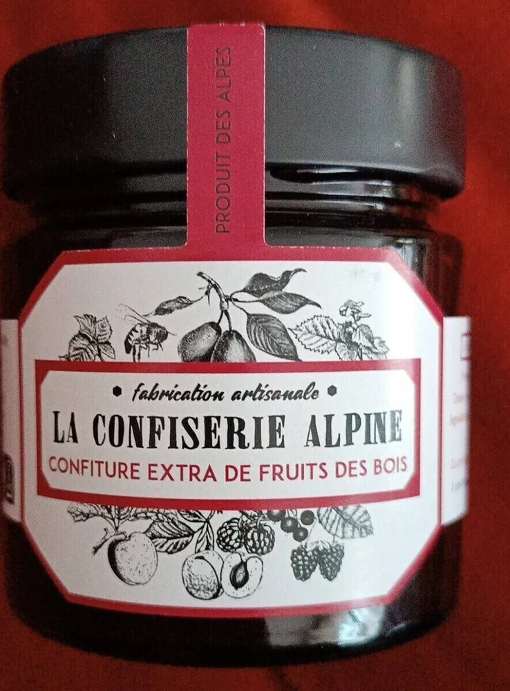 Confiture fruits des bois