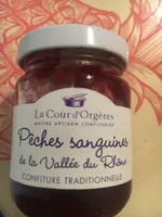 Confiture de Pêche sanguines de la vallée du Rhône