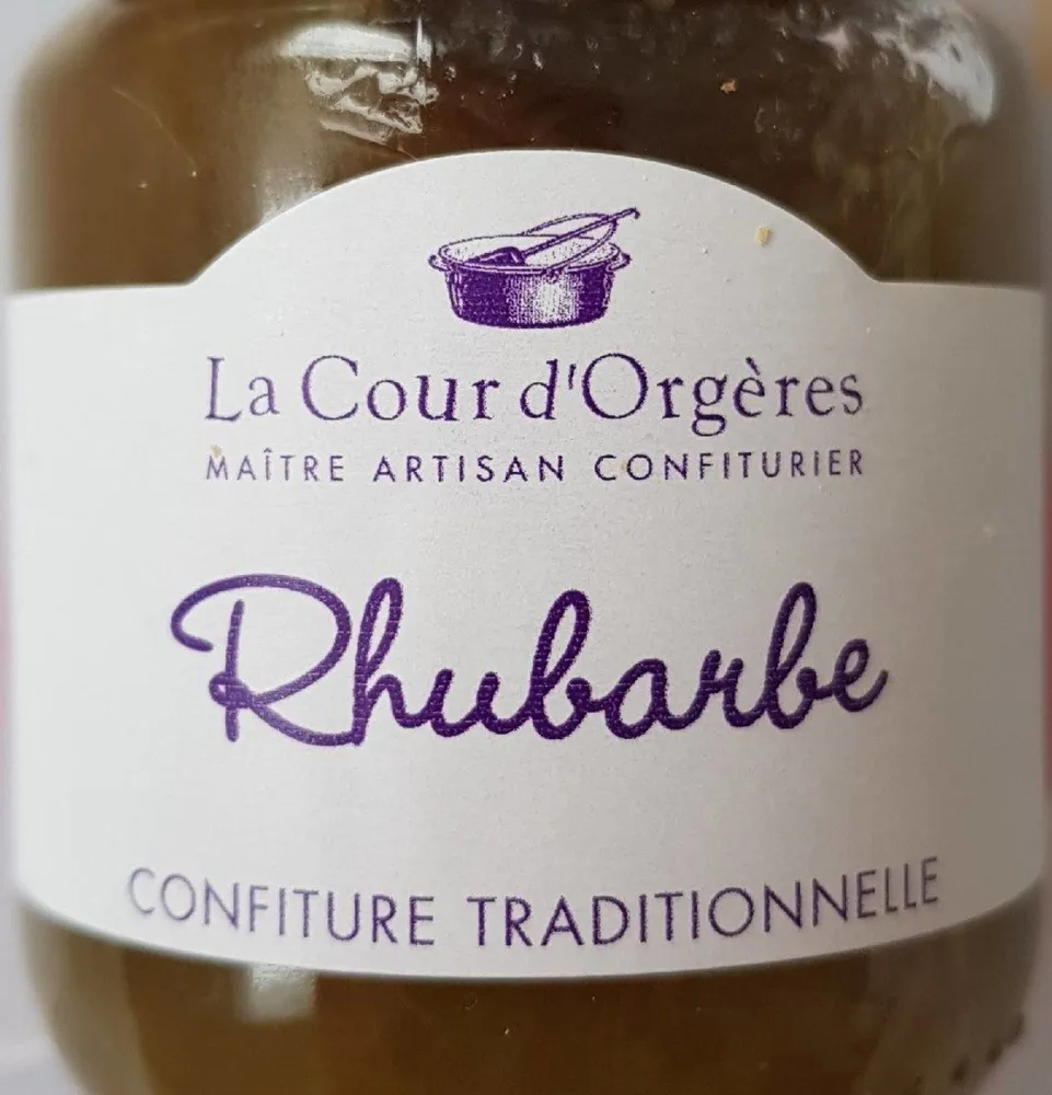 Confiture rhubarbe