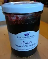 Confiture de cassis noir de bourgogne