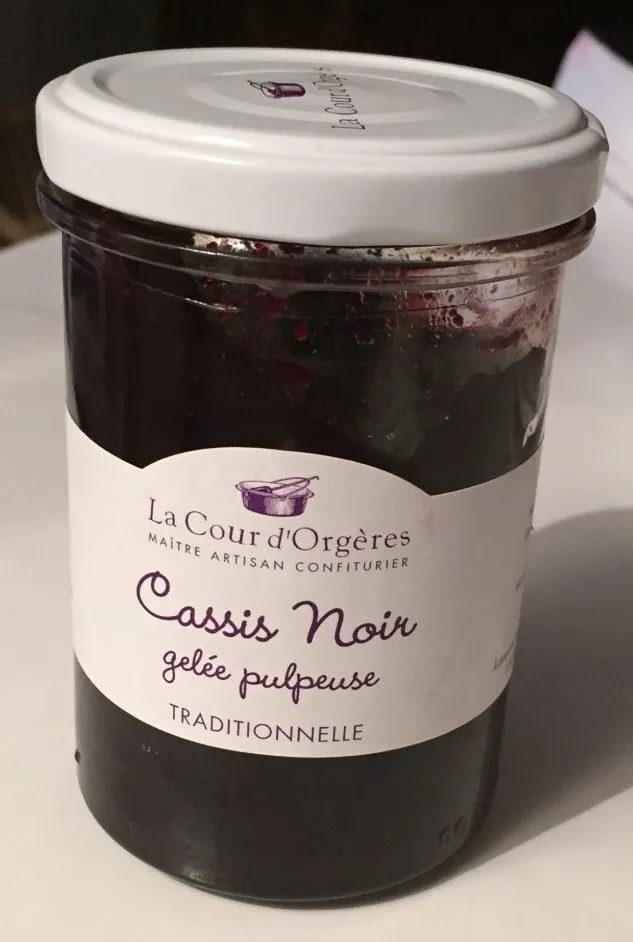 Cassis noir gelée pulpeuse